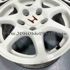JDM EK9 Civic Type R White 5 Lug Wheels